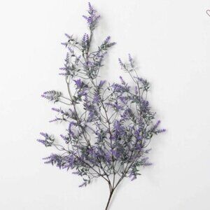 Lavender Bush Stem, Hanging Flowers, Spring stem, home decor, spring flowers